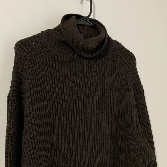 Tasso Ella Mens XL 100% Wool Black Turtleneck Sweater - Picture 1 of 10